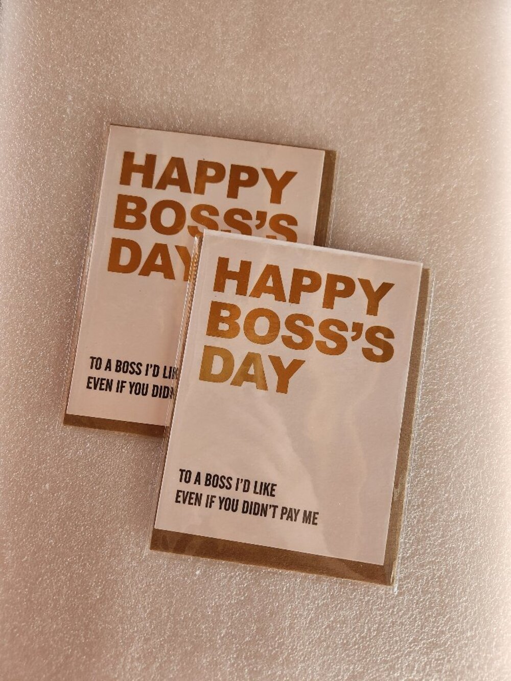NWT Happy Boss Day Greeting Cards - Set of 2